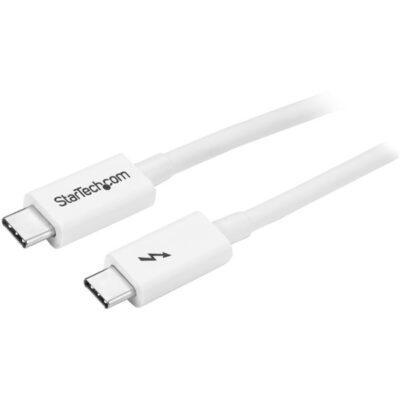 2m Thunderbolt 3 Cable White