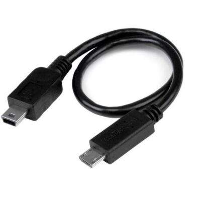8in USB OTG Cable Micro USB to Mini USB