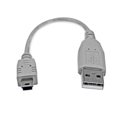 6in USB 2.0 A to Mini USB B Cable