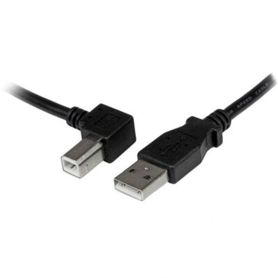 1m USB 2.0 A to Left Angle B Cable
