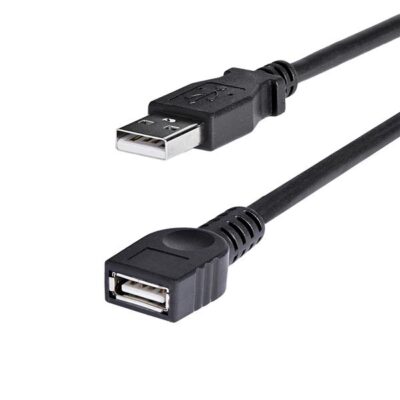 6 ft Black USB 2.0 Extension Cable