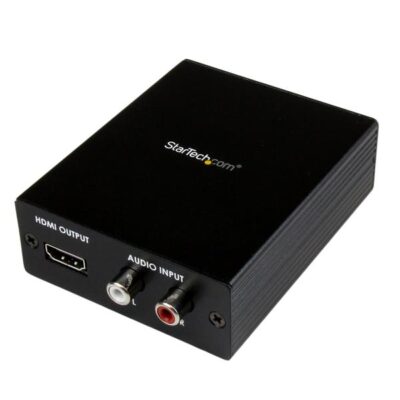 VGA or Component to HDMI Converter
