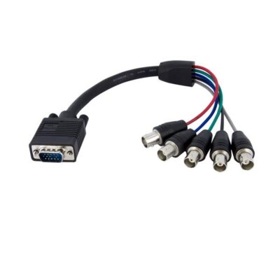 1ft Coax HD15 VGA TO 5 BNC Monitor Cable