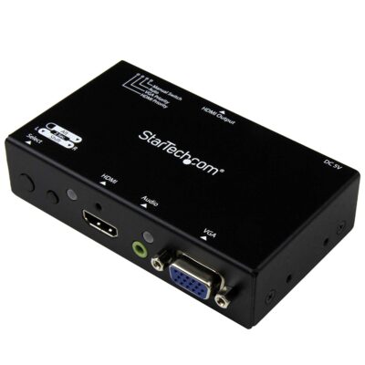 2x1 HDMI and VGA to HDMI Converter