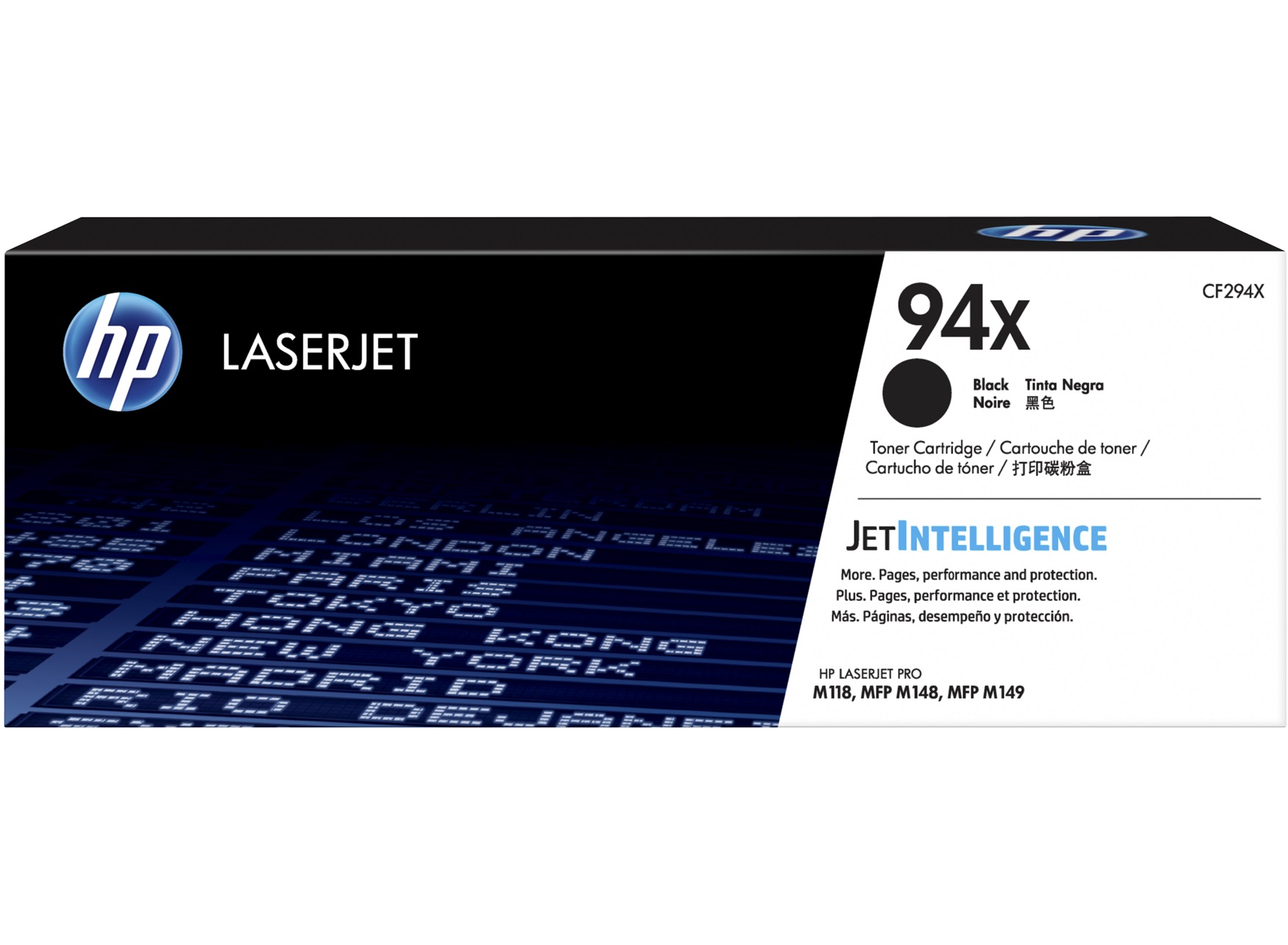 HP CF294X 94X HI YIELD BLACK TONER 2.8K