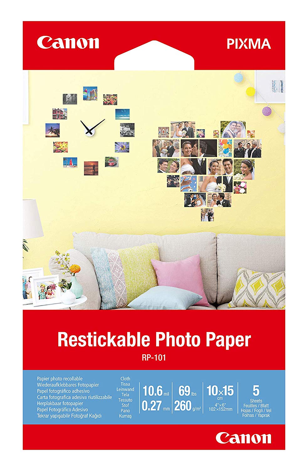 Canon 3635C002 RP101 4X6 Photo Paper