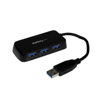 Portable 4 Port SuperSpeed Mini USB 3.0