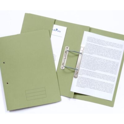 ExaCpta Pocket Spiral File FS Green PK25