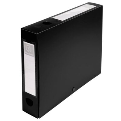 Exa Stud Filing Box A4 60mm BK