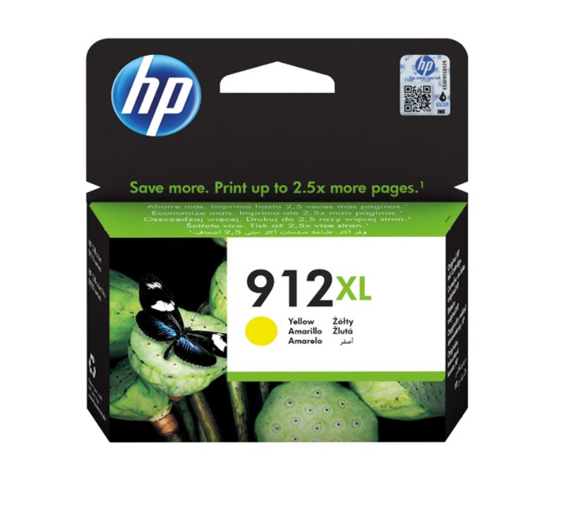 HP 3YL83AE 912XL YELLOW INK 825 PAGES