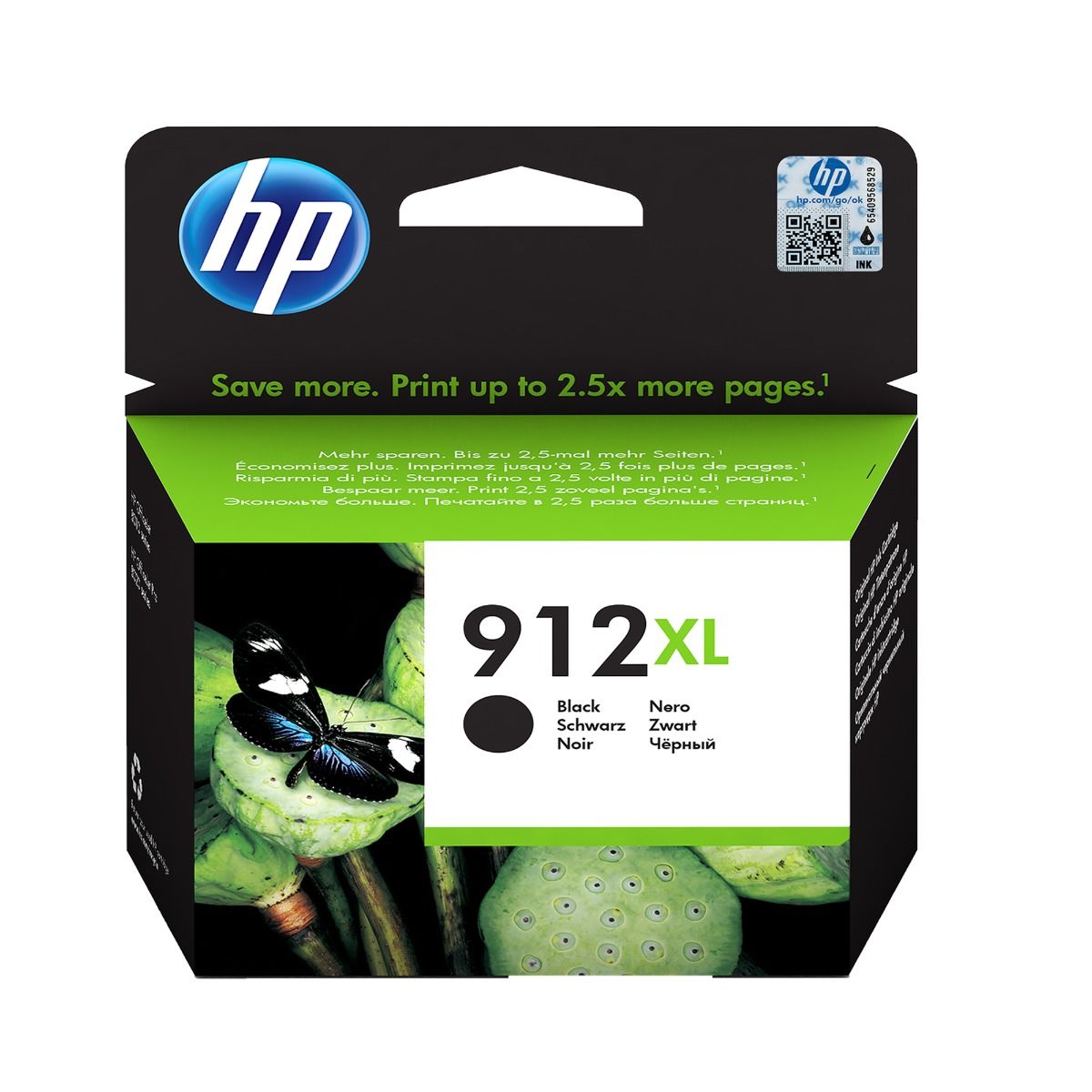 HP 3YL84AE 912XL BLACK INK CART 825 PAGE