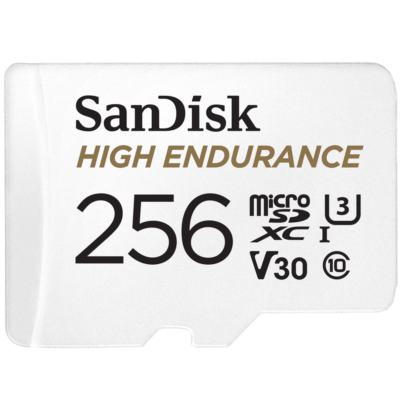 256GB High Endurance MicroSDHC and AD