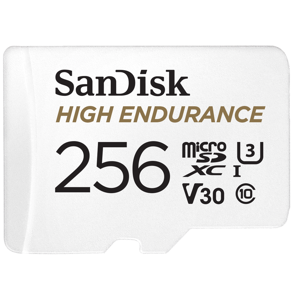256GB High Endurance MicroSDHC and AD