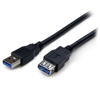 2m Black USB 3.0 Extension Cable MF