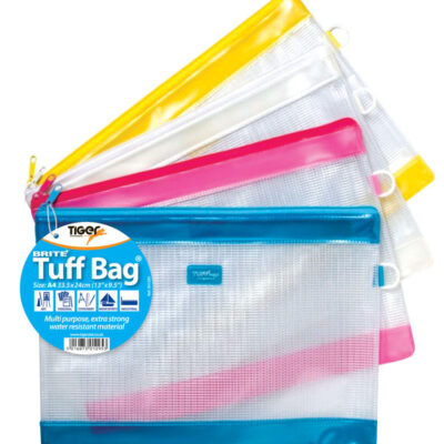 Tiger Tuff Bag A4 Brite Colours