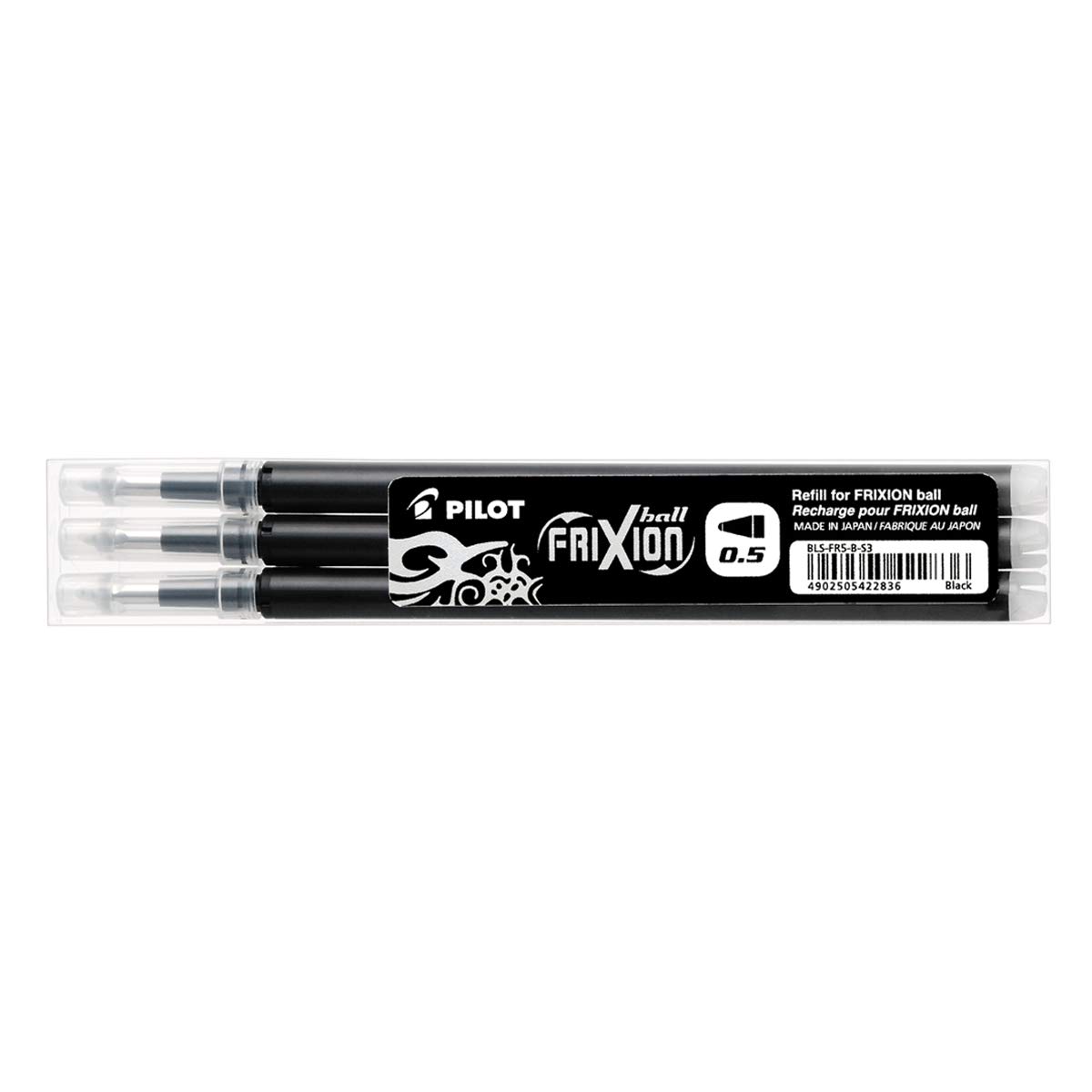 Frixion Clicker 0.5 BK Refill PK3