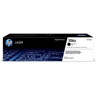 HP W1106A 106A BLACK TONER CARTRIDGE 1K