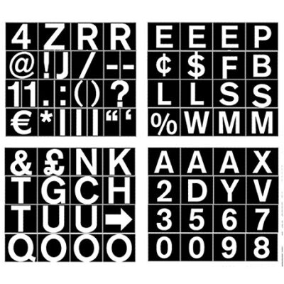 Mag Letters Nums Symbols 23mm