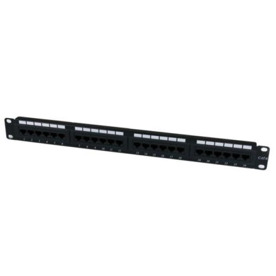 24 Port 1U Cat 6 110 Patch Panel