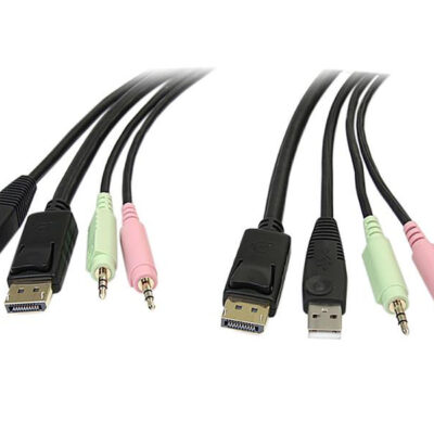 6ft 4in1 USB DP KVM Switch Cable