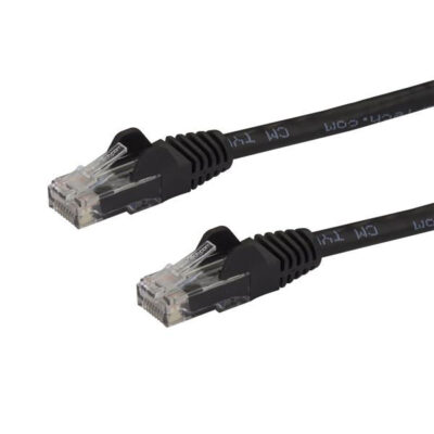 1m Cat6 RJ45 UTP Black Gbit Patch Cable