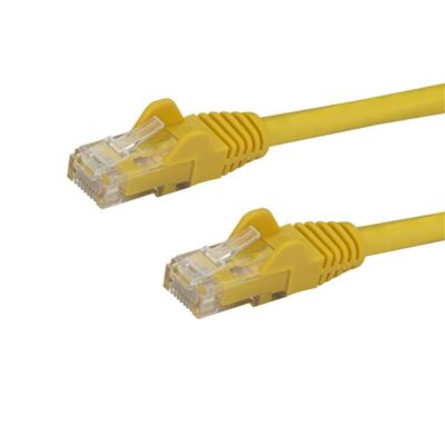 2m YellowSnagless Cat6 UTP Patch Cable