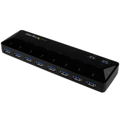 10 Port USB 3.0 Hub with 2 x 1.5A Ports
