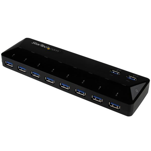 10 Port USB 3.0 Hub with 2 x 1.5A Ports