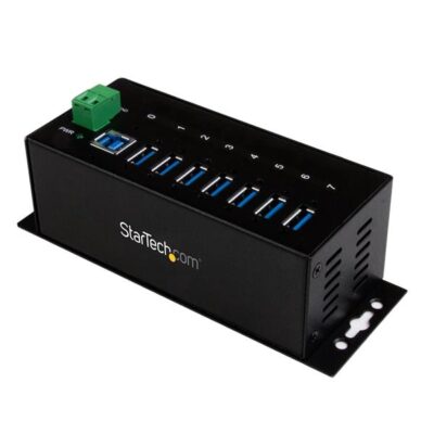 Rugged Metal 7 Port USB3.0 Hub DIN Rail