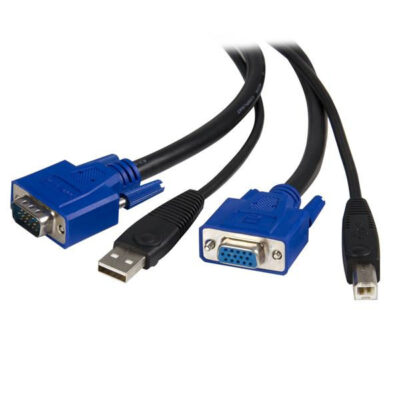 10ft 2in1 Universal USB KVM Cable
