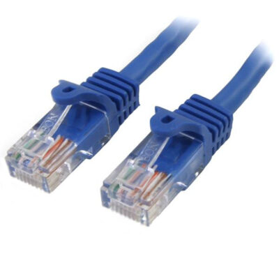 10m Blue Snagless Cat5e Patch Cable