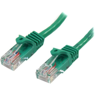 2m Green Snagless Cat5e Patch Cable