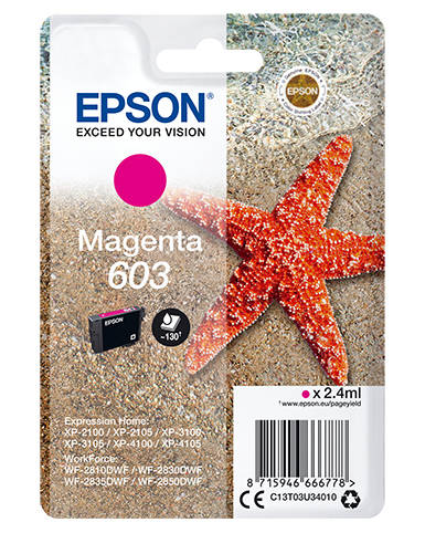 EPSON 603 MAGENTA INK CART 2.4ML