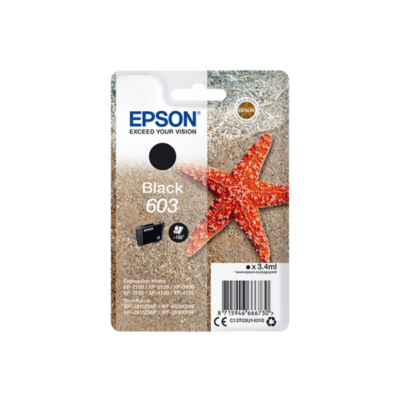 EPSON 603 STANDARD BK INK CART 3.4ML