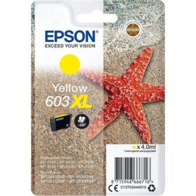 EPSON 603XL YELLOW INK CART 4ML