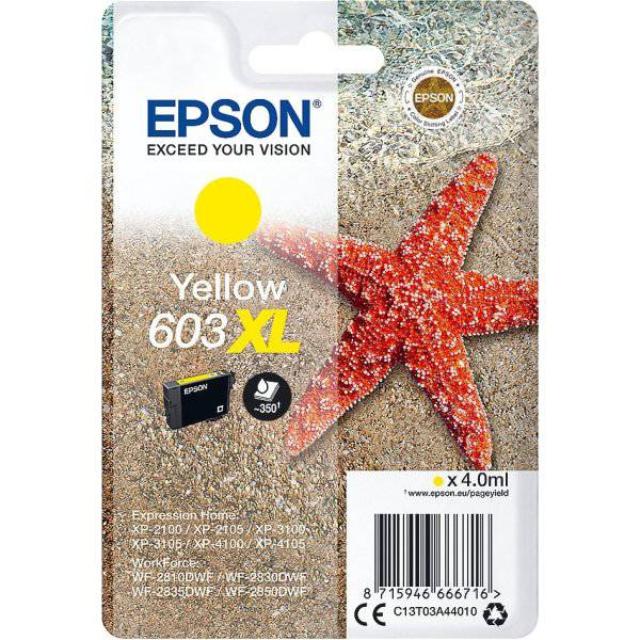 EPSON 603XL YELLOW INK CART 4ML