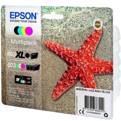 Epson 603 Multipack XL BK CMY Std Ink