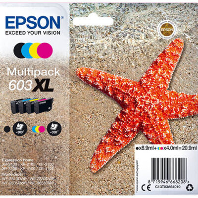 EPSON 603XL BK/C/M/Y MULTIPACK INK CART