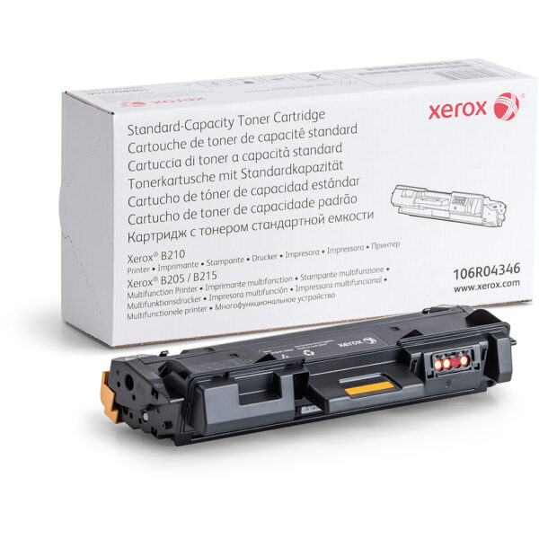 XEROX 106R04346 B210 BLACK TONER 1.5K