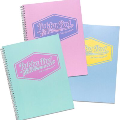 Pukka A4+ Pastel Jotta Notepad PK3