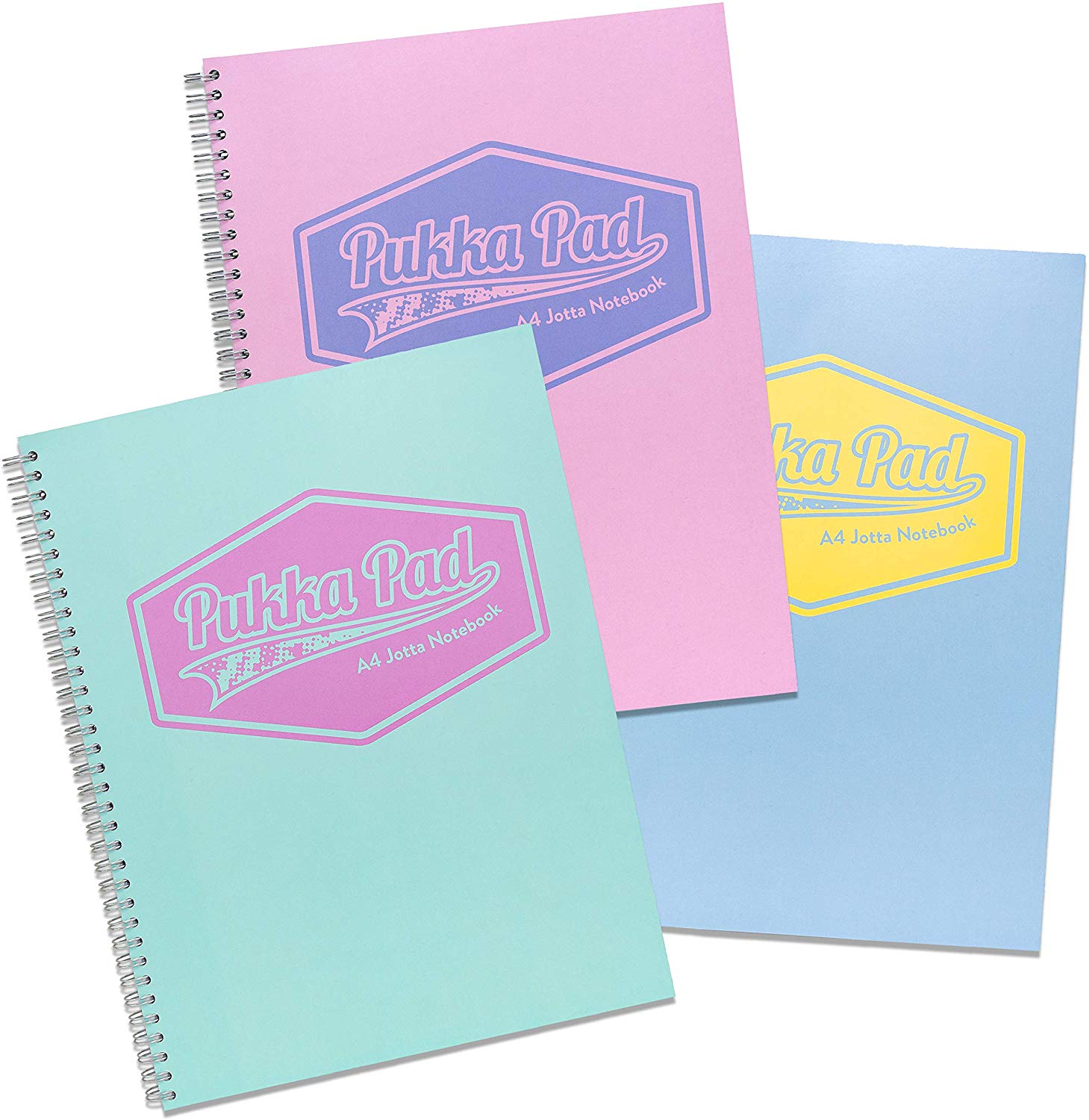 Pukka A4+ Pastel Jotta Notepad PK3