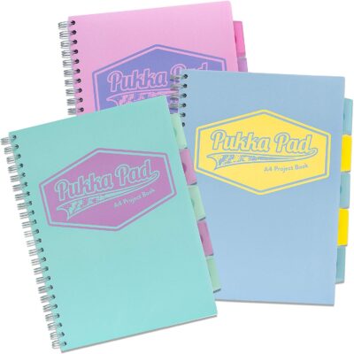 Pukka A4 Pastel Project Book PK3