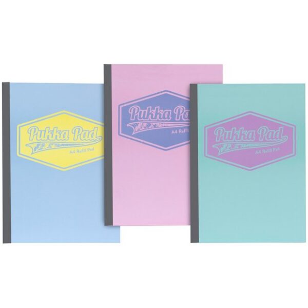 Pukka A4 Pastel Refill Pad PK3