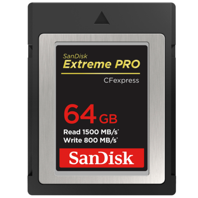 64GB Extreme PRO CFexpress B Memory Card