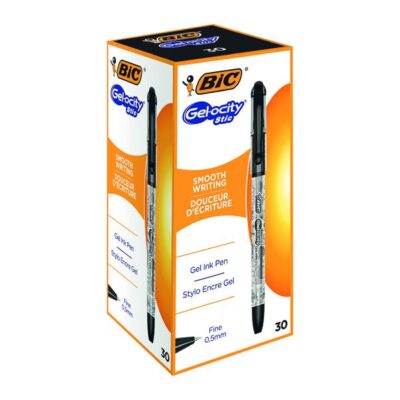 Bic Gel-ocity Stic BK PK30