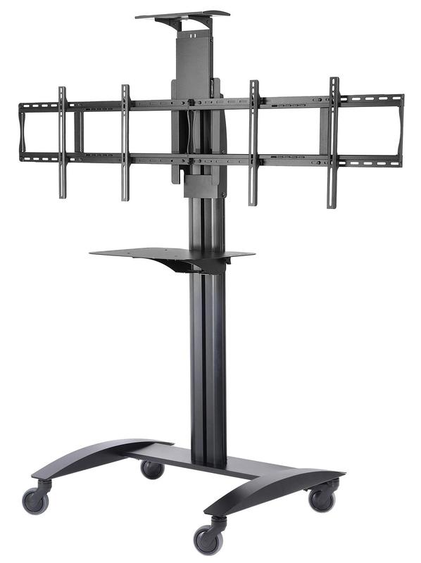 Flat Panel Cart for 2x 40in to 55in TVs