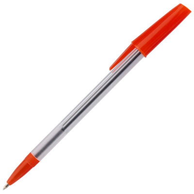 ValueX White Box Ball Pen Med Red PK50