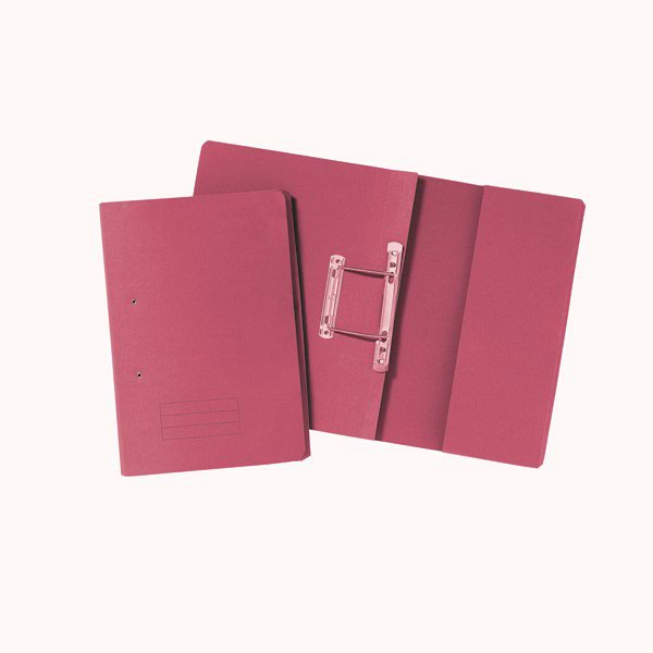 ExaCpta Pocket Spiral File FS Red PK25
