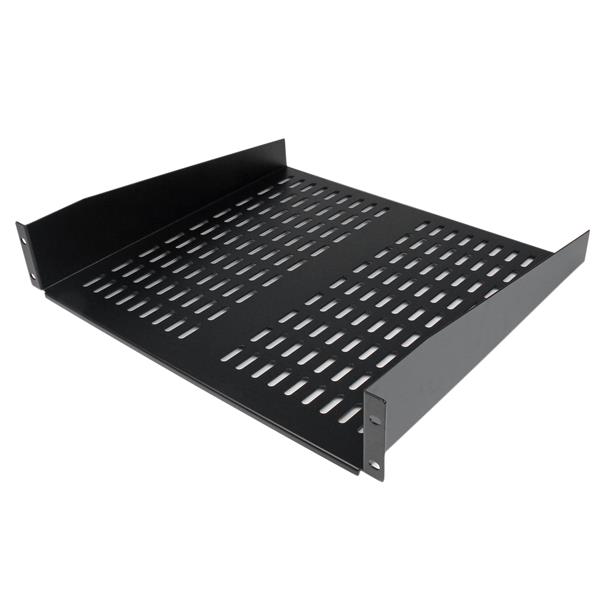 2U 16in Vented RM Cantilever Shelf 22kg