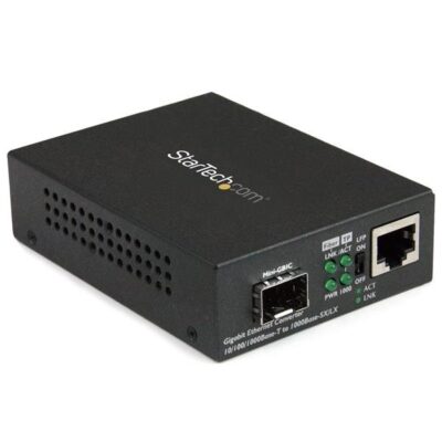 GbE Fiber Media Converter Open SFP Slot